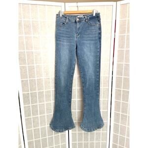 Astonishing Power Bell Bottom Jeans 28 Flare Denim y2k Festival Indie Sleaze